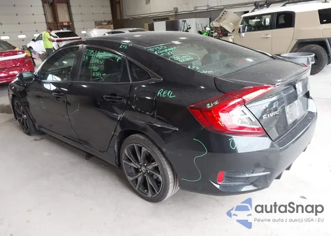 2020 Honda Civic Sport z USA, uszkodzony, nr VIN 2HGFC2F8XLH592227
